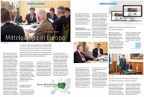 Titelbild der Broschüre Mitteleuropa in Europa - Sitzung des Kuratoriums des Forum Mitteleuropa (2017)