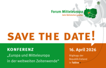 Ansicht Save-the-date-Flyer zum Forum Mitteleuropa 2026